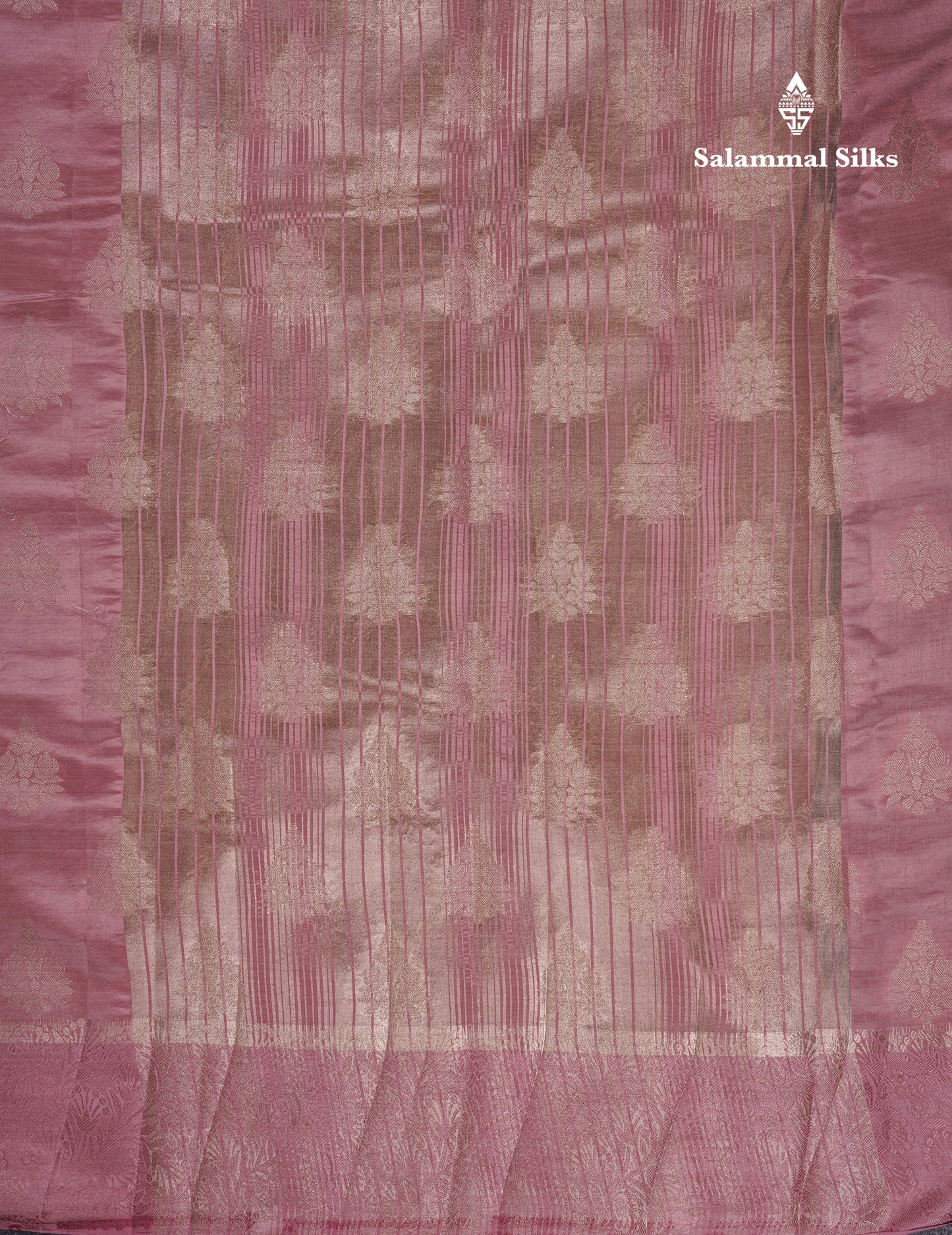 Beautiful Dark Magenta Semi Raw Silk Saree With Fancy Border