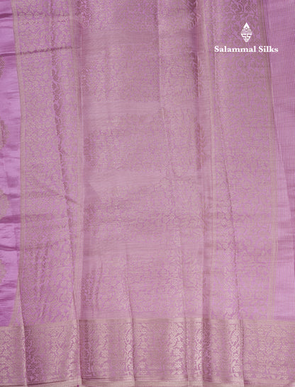 Beautiful Beige Semi Raw Silk Saree With Fancy Border
