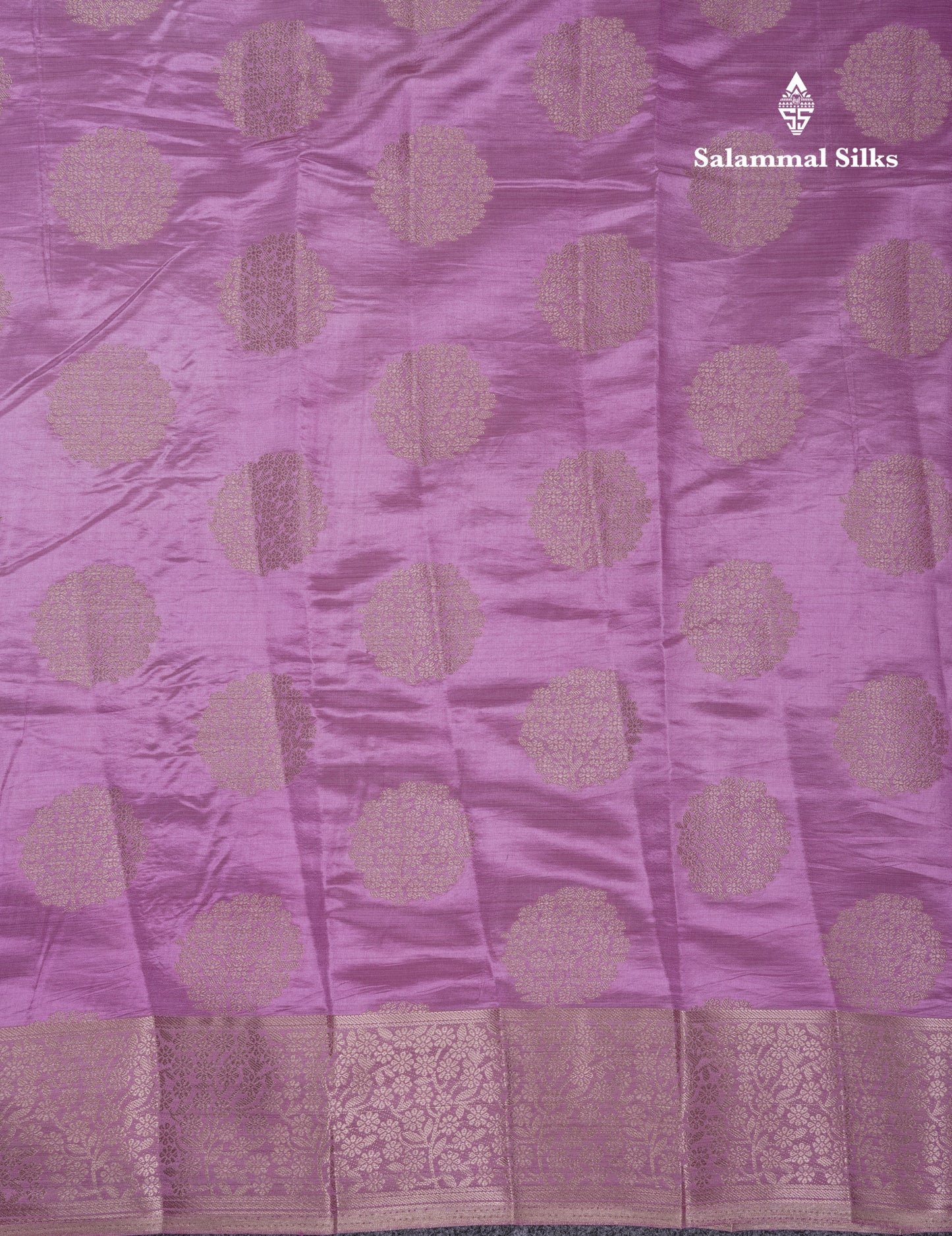 Beautiful Beige Semi Raw Silk Saree With Fancy Border