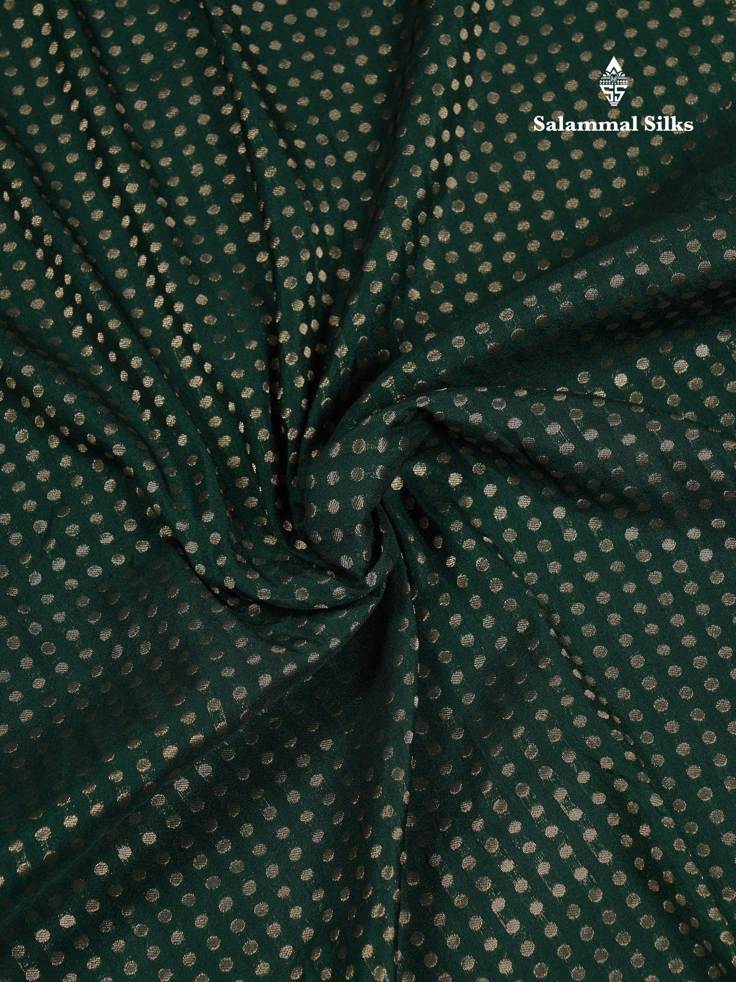 Beautiful Peacock Green Semi Georgette Saree With Fancy Border