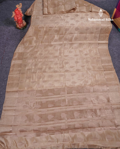 Beautiful Dark Magenta Semi Raw Silk Saree With Fancy Border