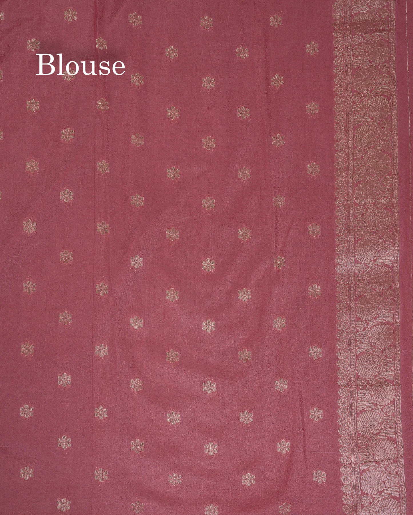 Beautiful Peacock Green Semi Georgette Saree With Fancy Border
