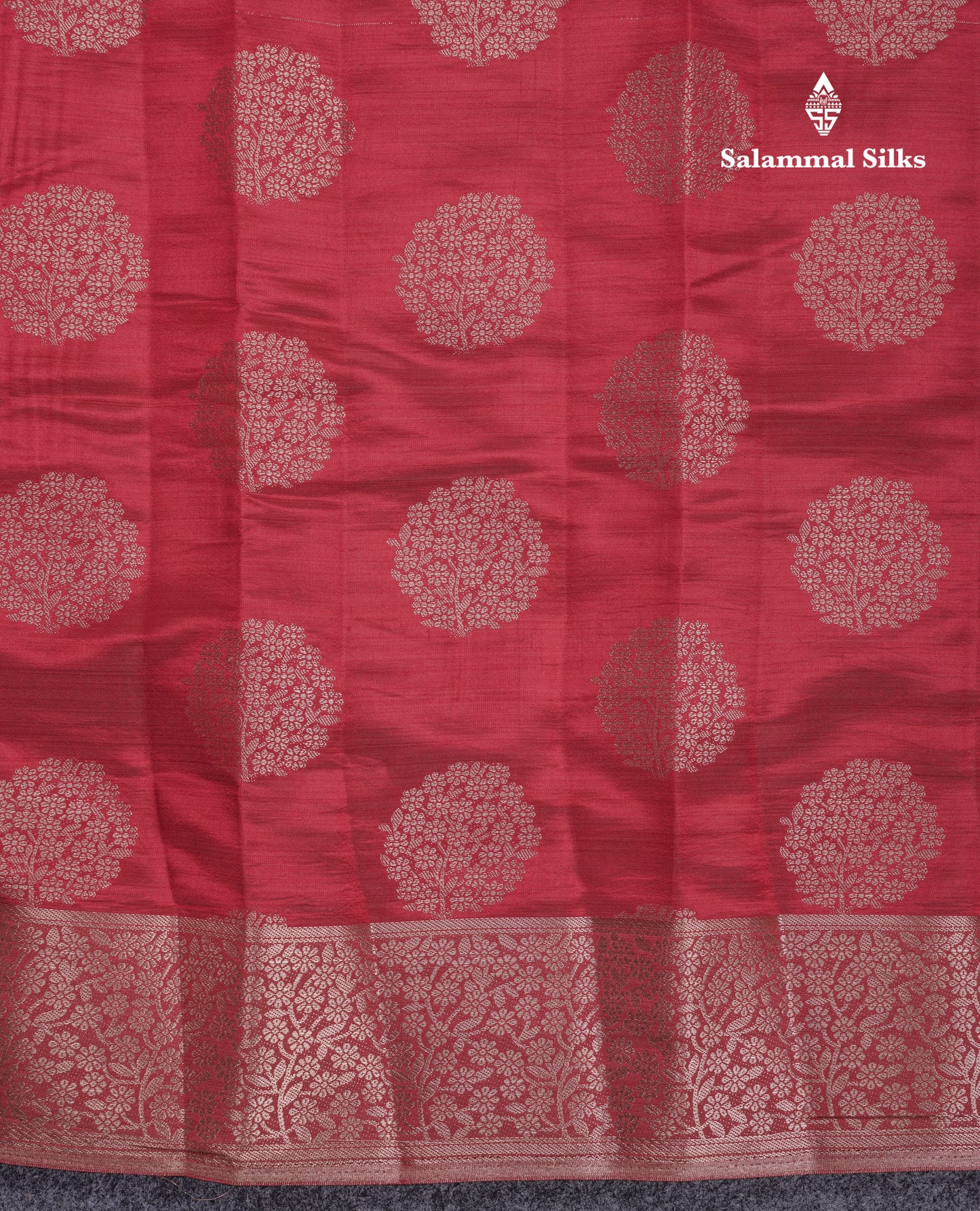 Beautiful Beige Semi Raw Silk Saree With Fancy Border
