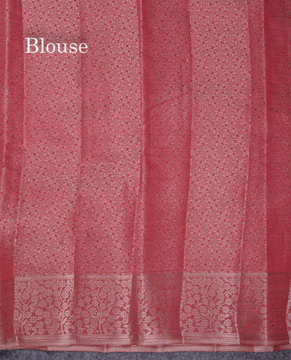 Beautiful Beige Semi Raw Silk Saree With Fancy Border