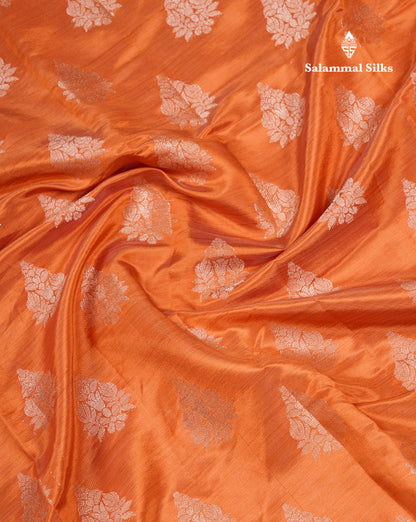 Beautiful Blue Semi Raw Silk Saree With Fancy Border