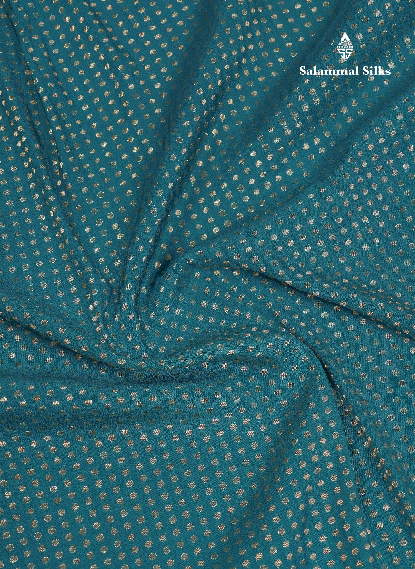 Beautiful Peacock Green Semi Georgette Saree With Fancy Border