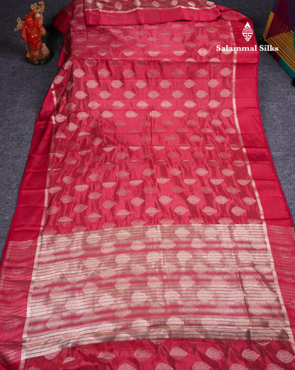 Beautiful Lavenser Semi Raw Silk Saree With Fancy Border