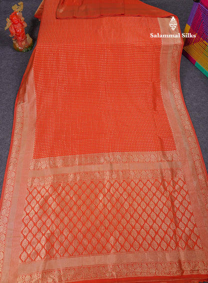 Beautiful Peacock Green Semi Georgette Saree With Fancy Border