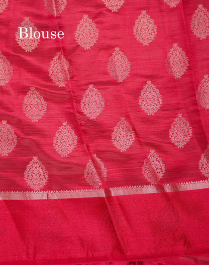 Beautiful Lavenser Semi Raw Silk Saree With Fancy Border