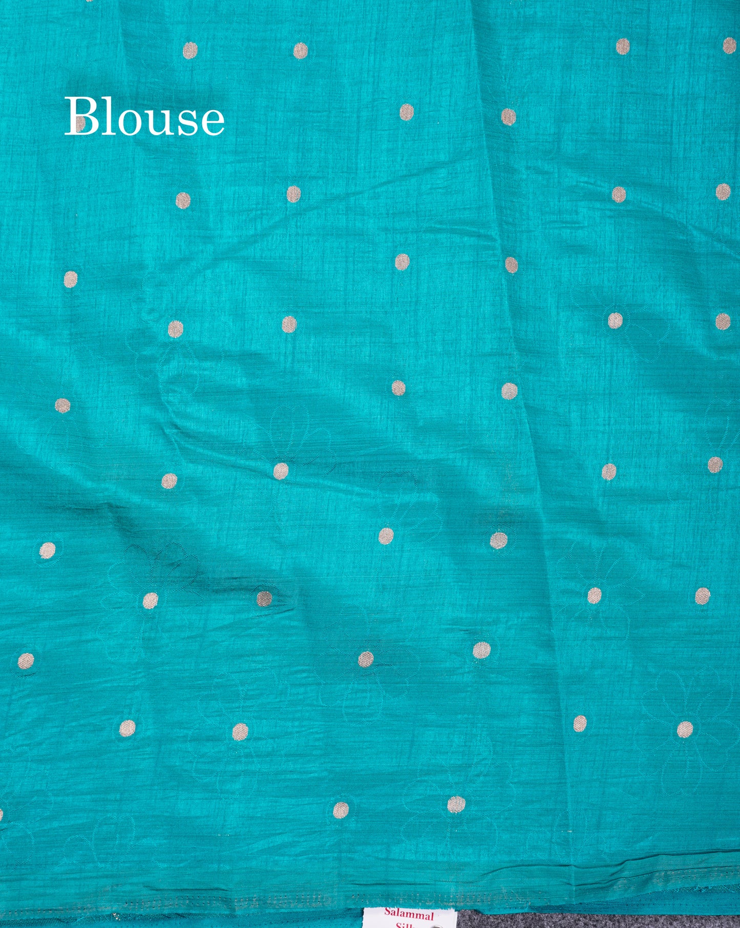 Beautiful Blue Semi Raw Silk Saree With Fancy Border