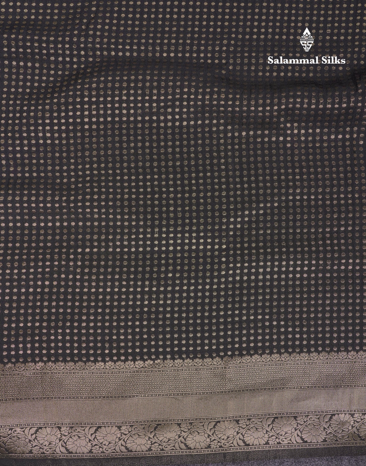 Beautiful Peacock Green Semi Georgette Saree With Fancy Border