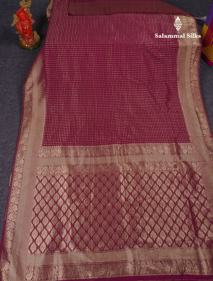Beautiful Peacock Green Semi Georgette Saree With Fancy Border