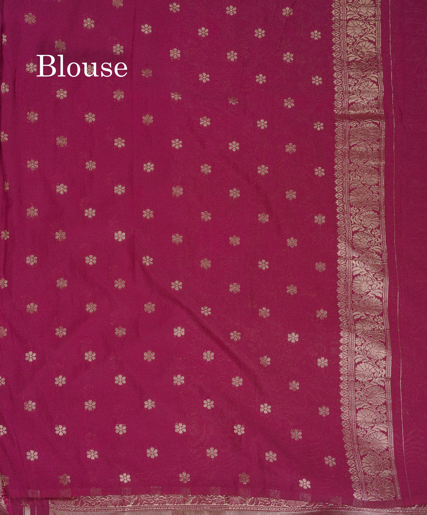 Beautiful Peacock Green Semi Georgette Saree With Fancy Border