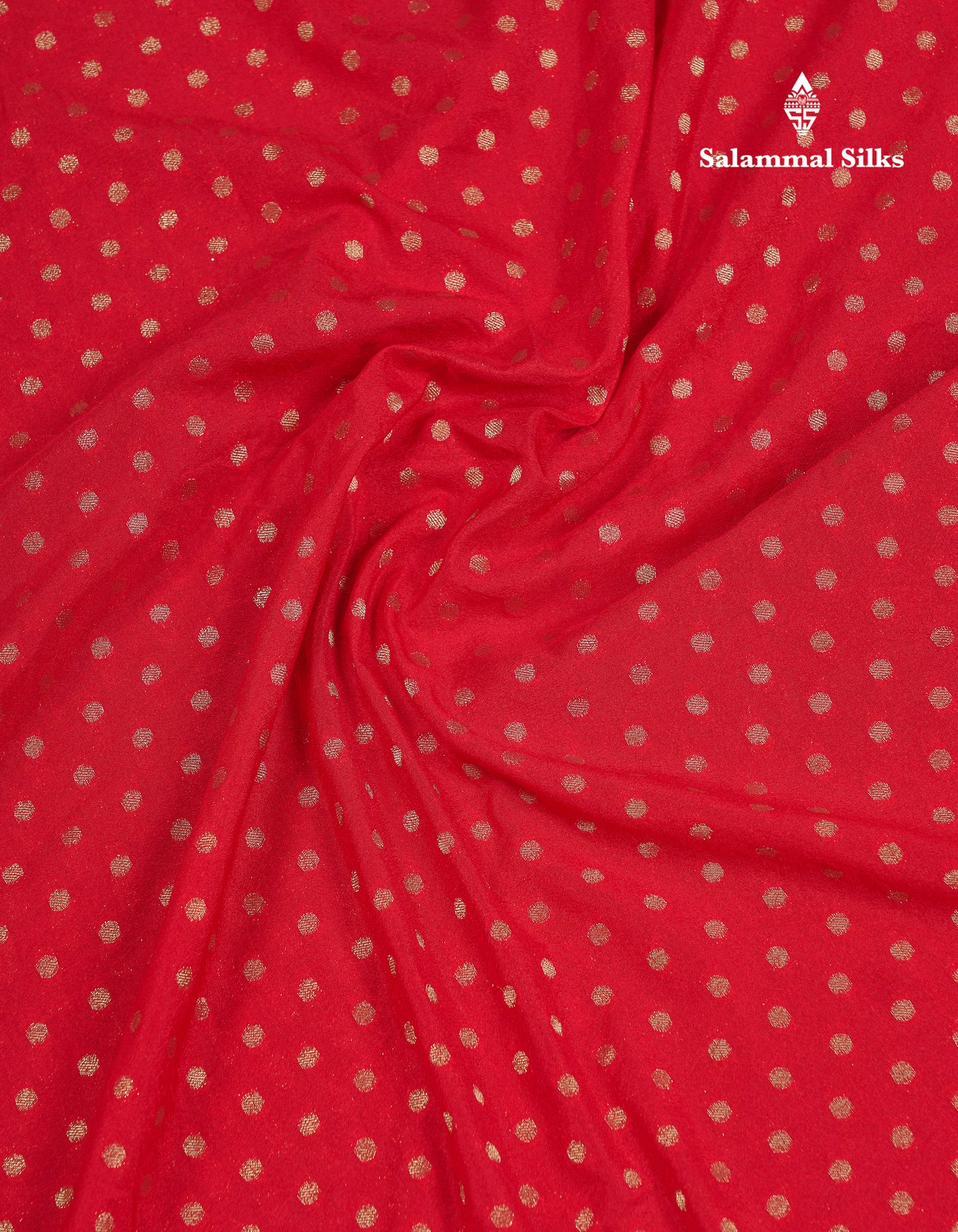 Beautiful Chilly Red Semi Georgette Saree With Fancy Border