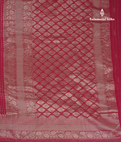 Beautiful Peacock Green Semi Georgette Saree With Fancy Border