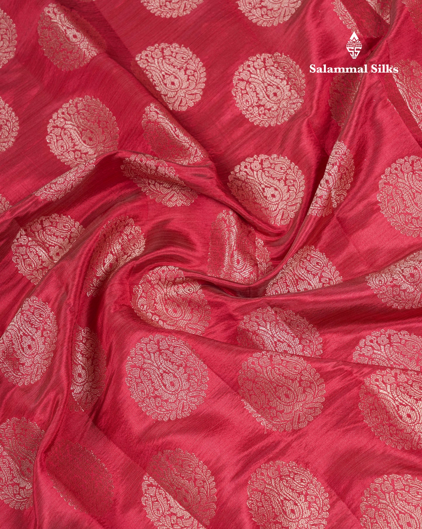 Beautiful Dual Tone Maroon Semi Raw Silk Saree With Fancy Border