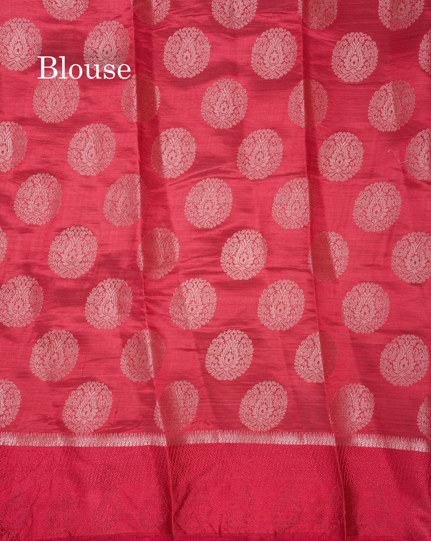 Beautiful Dual Tone Maroon Semi Raw Silk Saree With Fancy Border