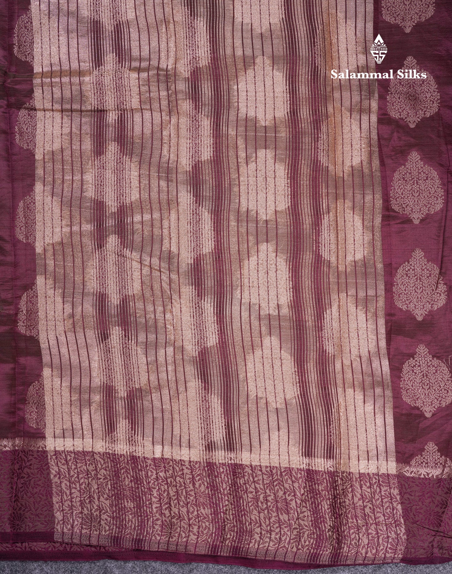 Beautiful Green Semi Raw Silk Saree With Fancy Border
