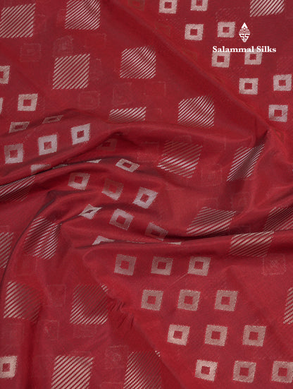 Beautiful Maroon Semi Soft Silk Mix Saree With Contrast Peacock Green Blouse