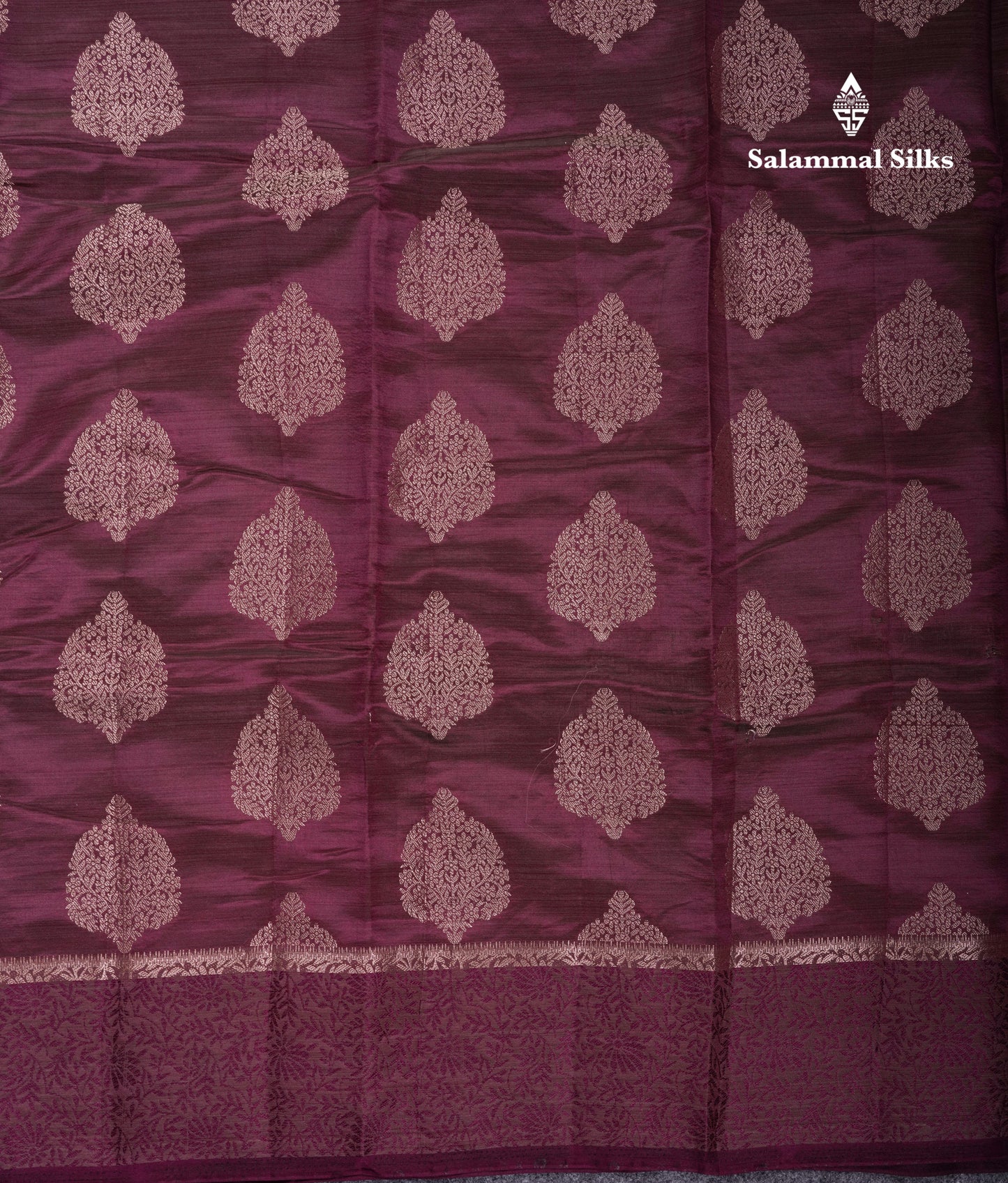 Beautiful Green Semi Raw Silk Saree With Fancy Border