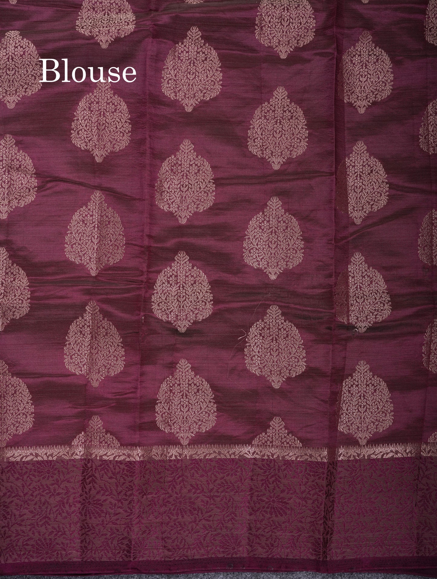 Beautiful Green Semi Raw Silk Saree With Fancy Border