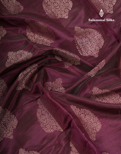Beautiful Green Semi Raw Silk Saree With Fancy Border