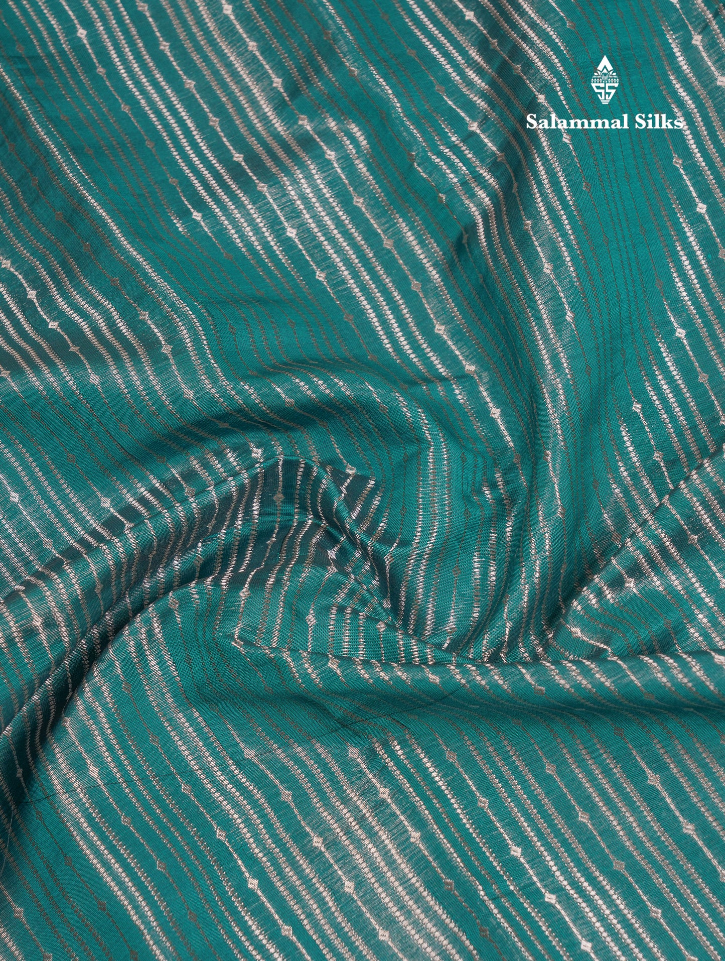 Beautiful Peacock Green Semi Soft Silk Mix Saree With Contrast Saffire Green Traditional Border
