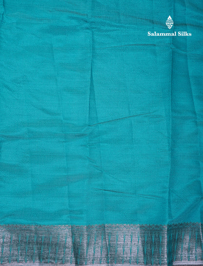 Beautiful Dark Brown Semi Raw Silk Saree With Fancy Border