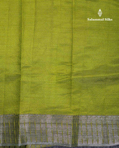 Beautiful Dark Brown Semi Raw Silk Saree With Fancy Border