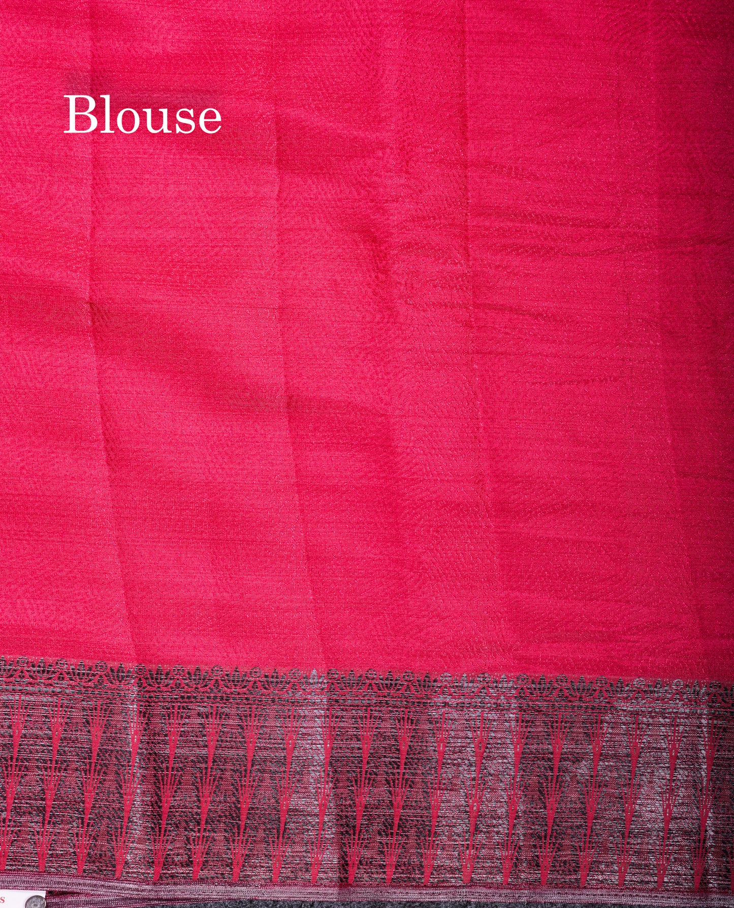 Beautiful Dark Brown Semi Raw Silk Saree With Fancy Border