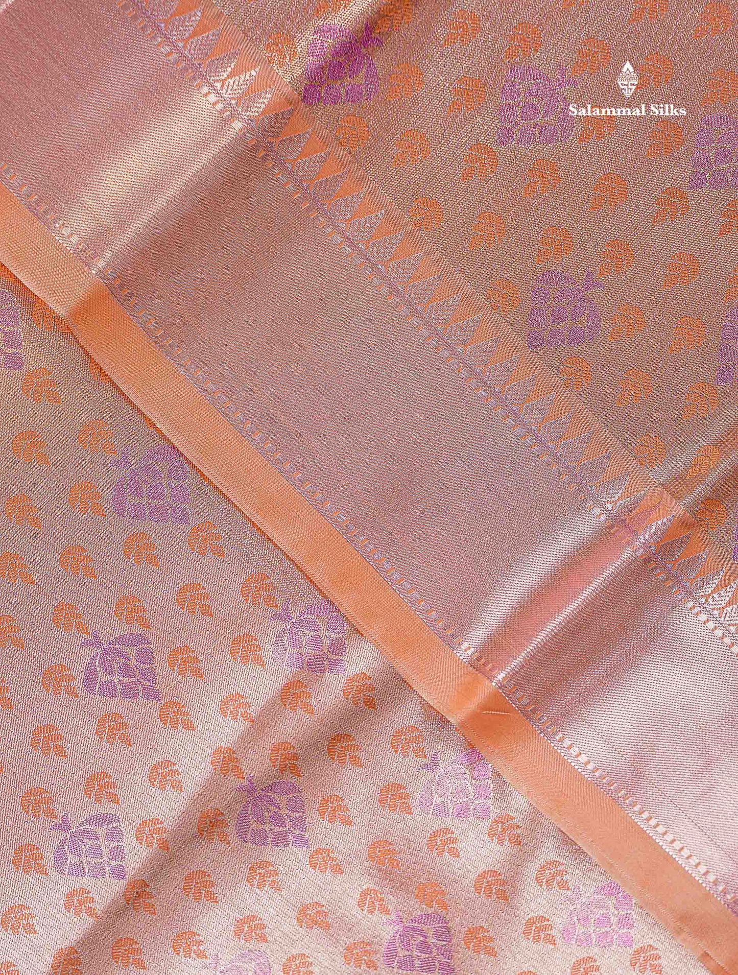 Beautiful Ice Blue Semi Silk Saree With Traditional Evening Morning Border