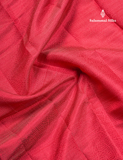 Beautiful Dark Brown Semi Raw Silk Saree With Fancy Border
