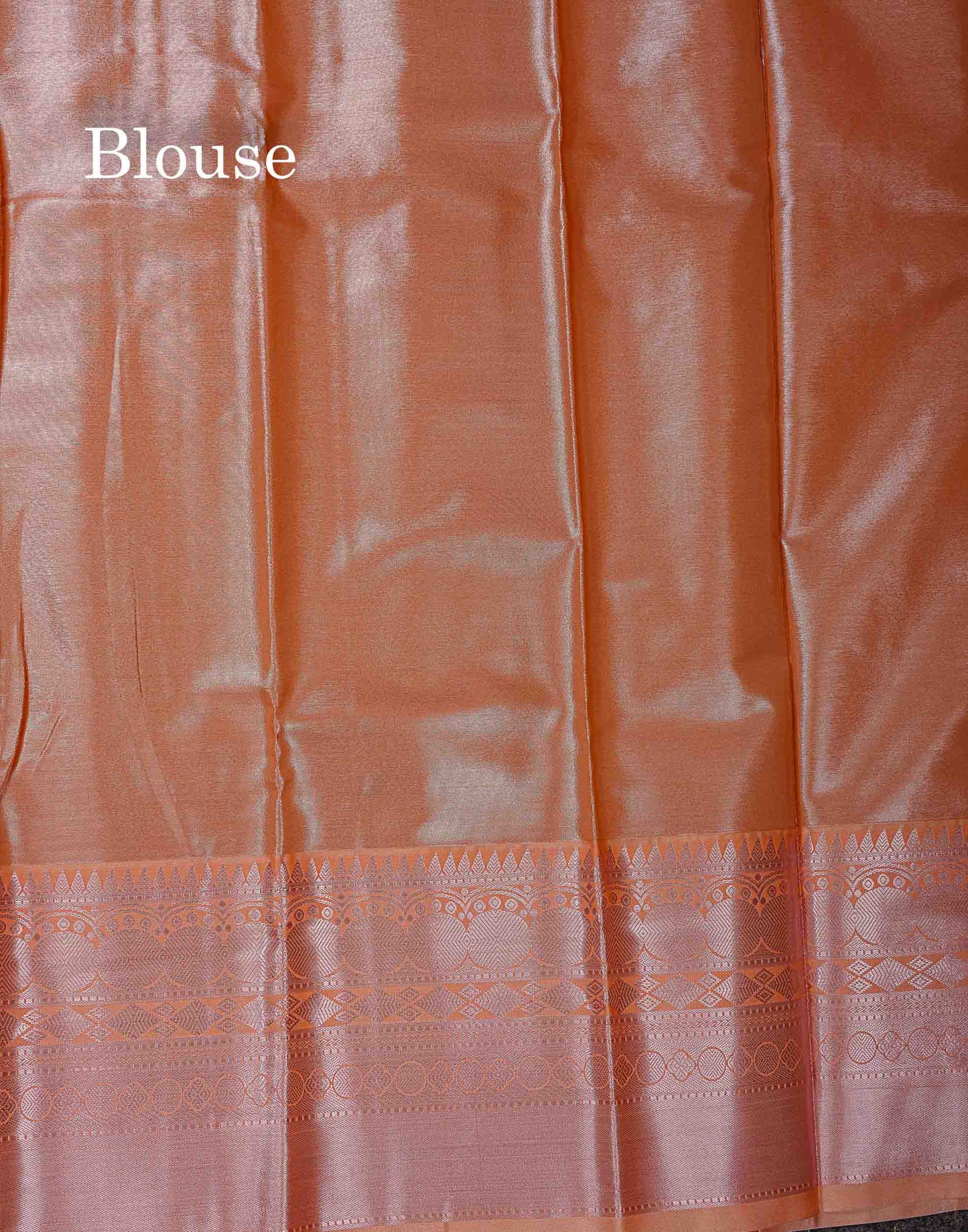 Beautiful Ice Blue Semi Silk Saree With Traditional Evening Morning Border