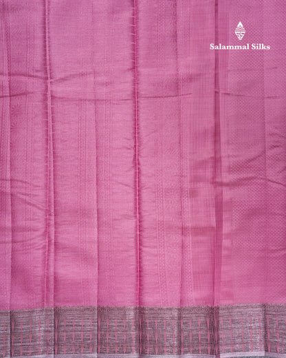 Beautiful Dark Brown Semi Raw Silk Saree With Fancy Border