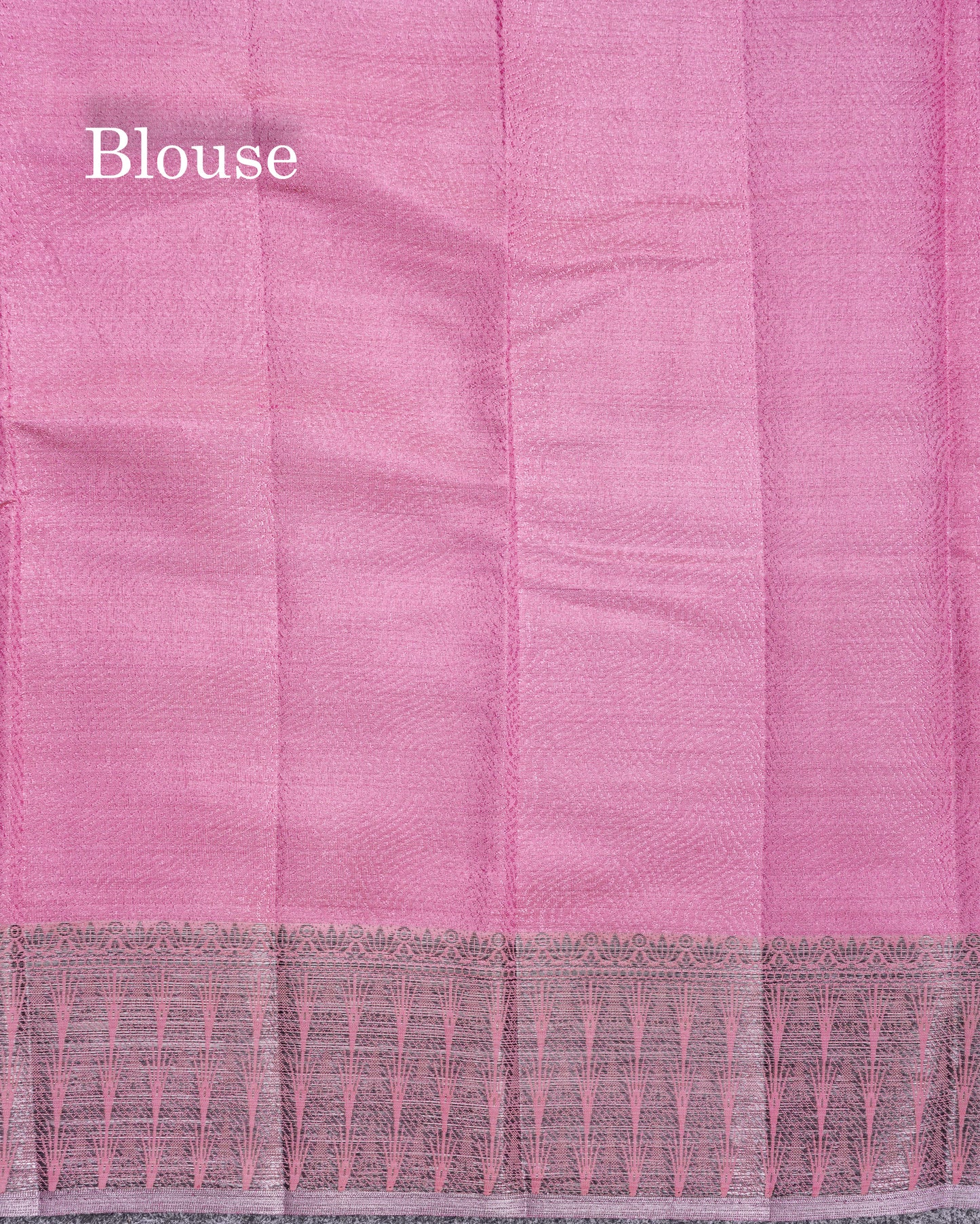 Beautiful Dark Brown Semi Raw Silk Saree With Fancy Border