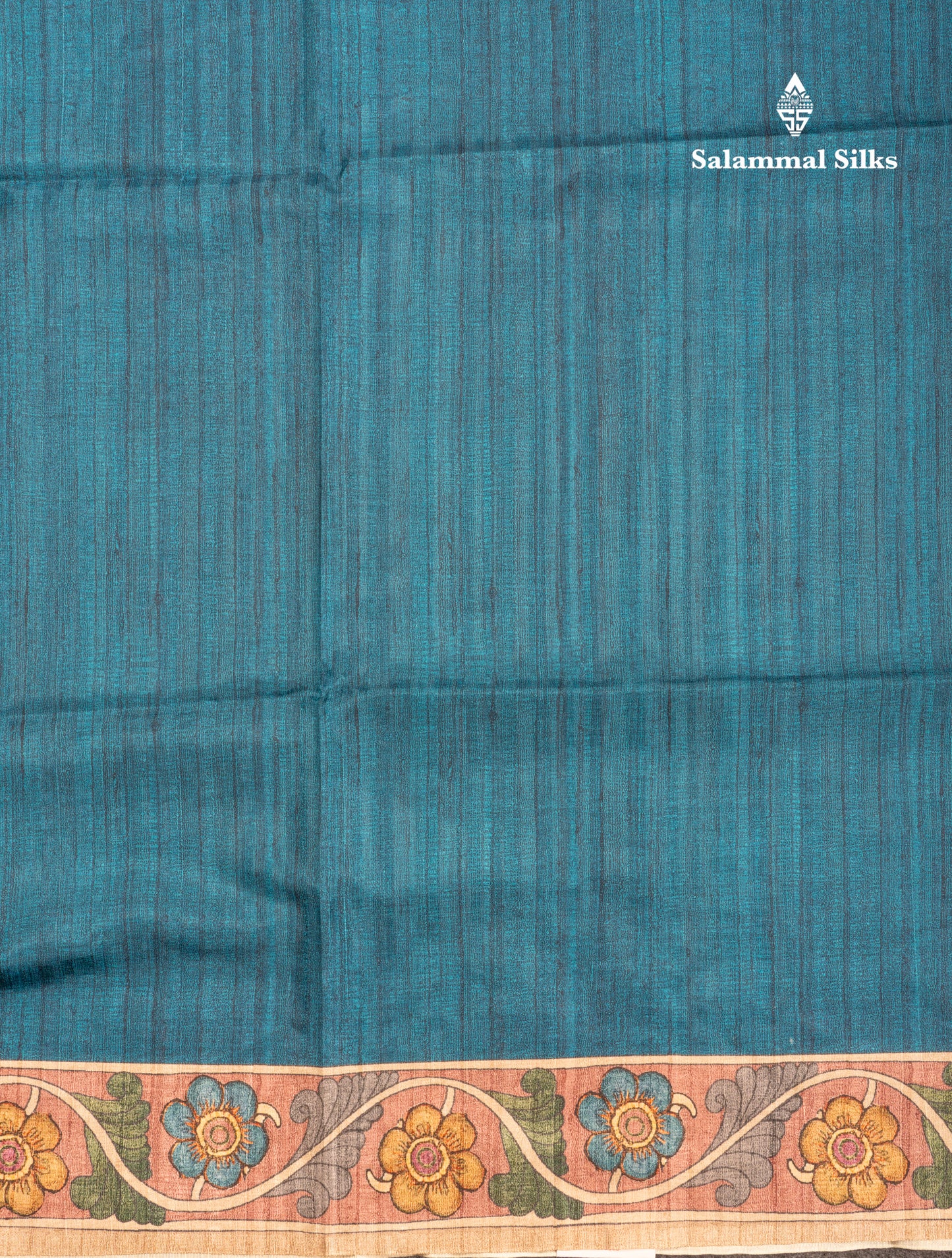 Maroon Colour Semi Tussar Fancy Saree With Contrast Sandal Border
