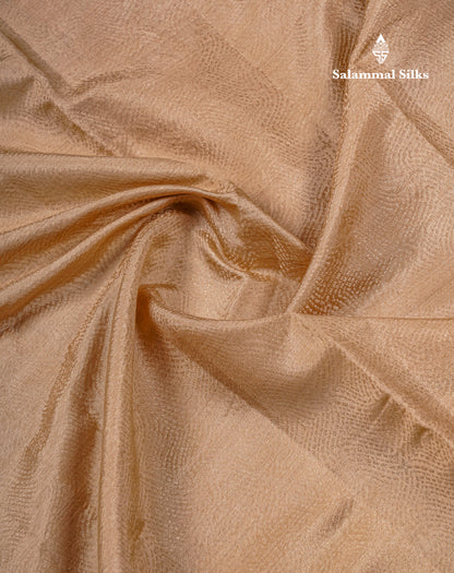Beautiful Dark Brown Semi Raw Silk Saree With Fancy Border