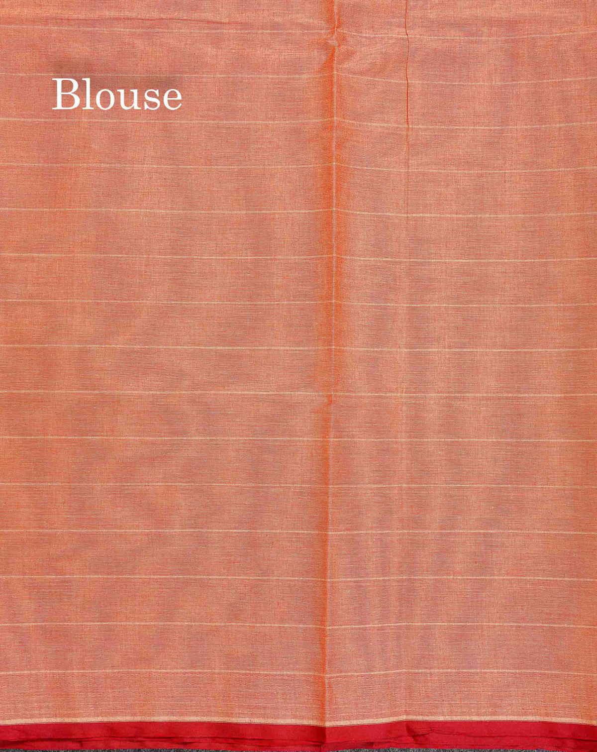 Pure Cotton Saree - Light Orange Colour Body Thread Work Butta With Blouse