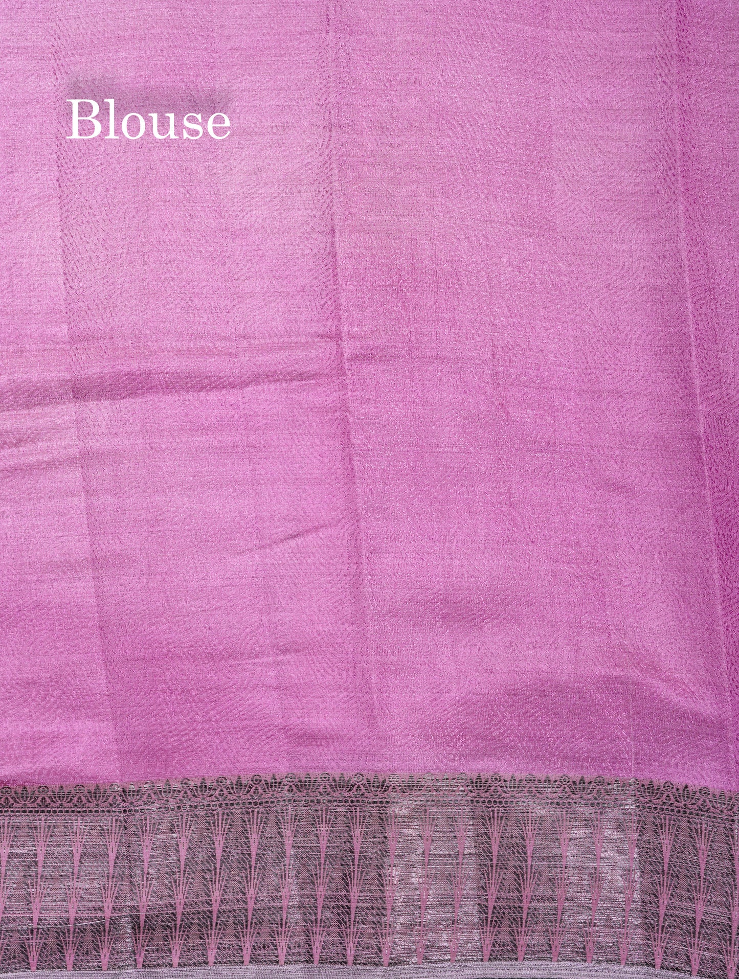 Beautiful Dark Brown Semi Raw Silk Saree With Fancy Border