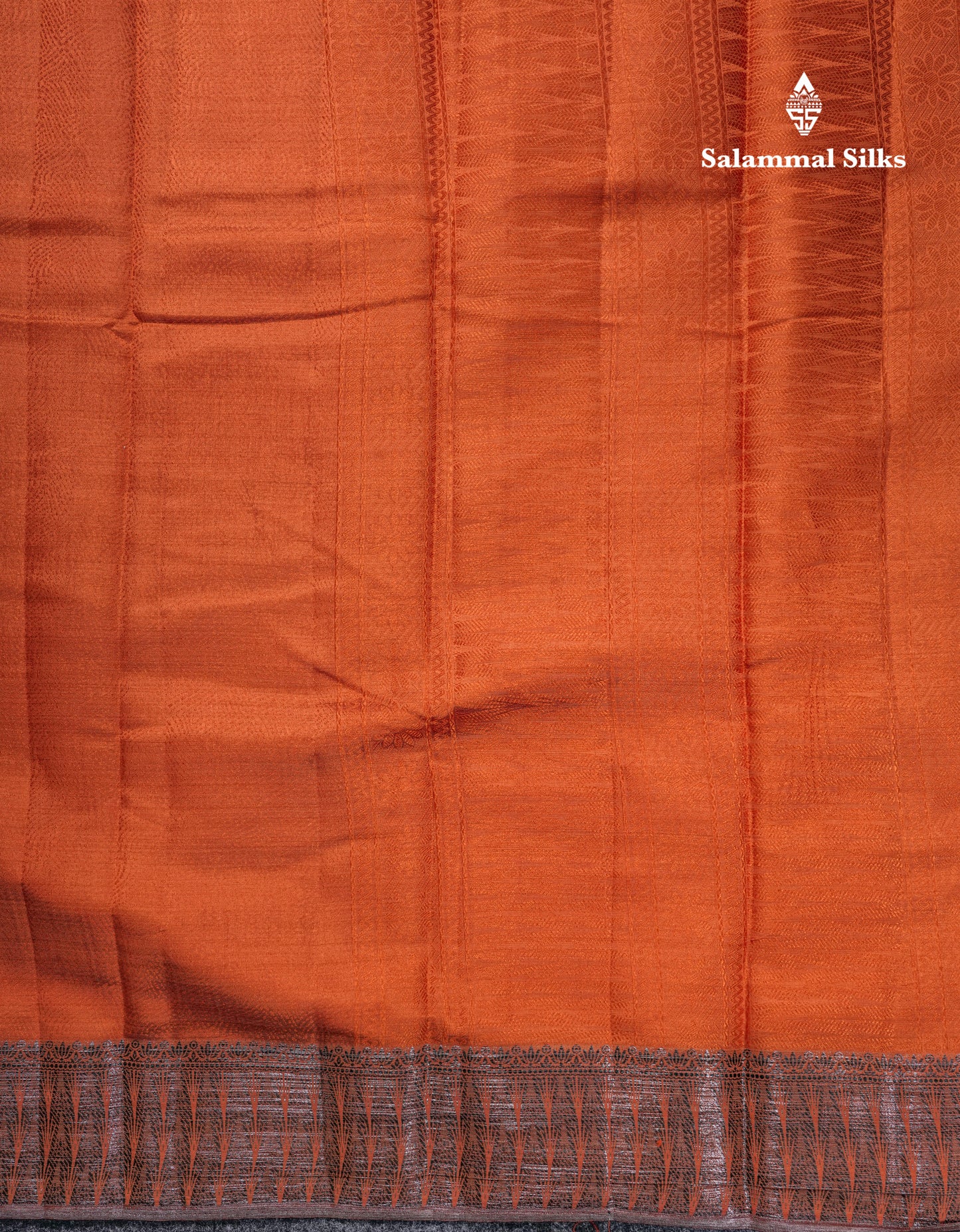 Beautiful Dark Brown Semi Raw Silk Saree With Fancy Border