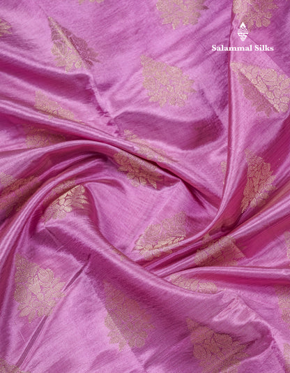 Beautiful Blue Semi Raw Silk Saree With Fancy Border