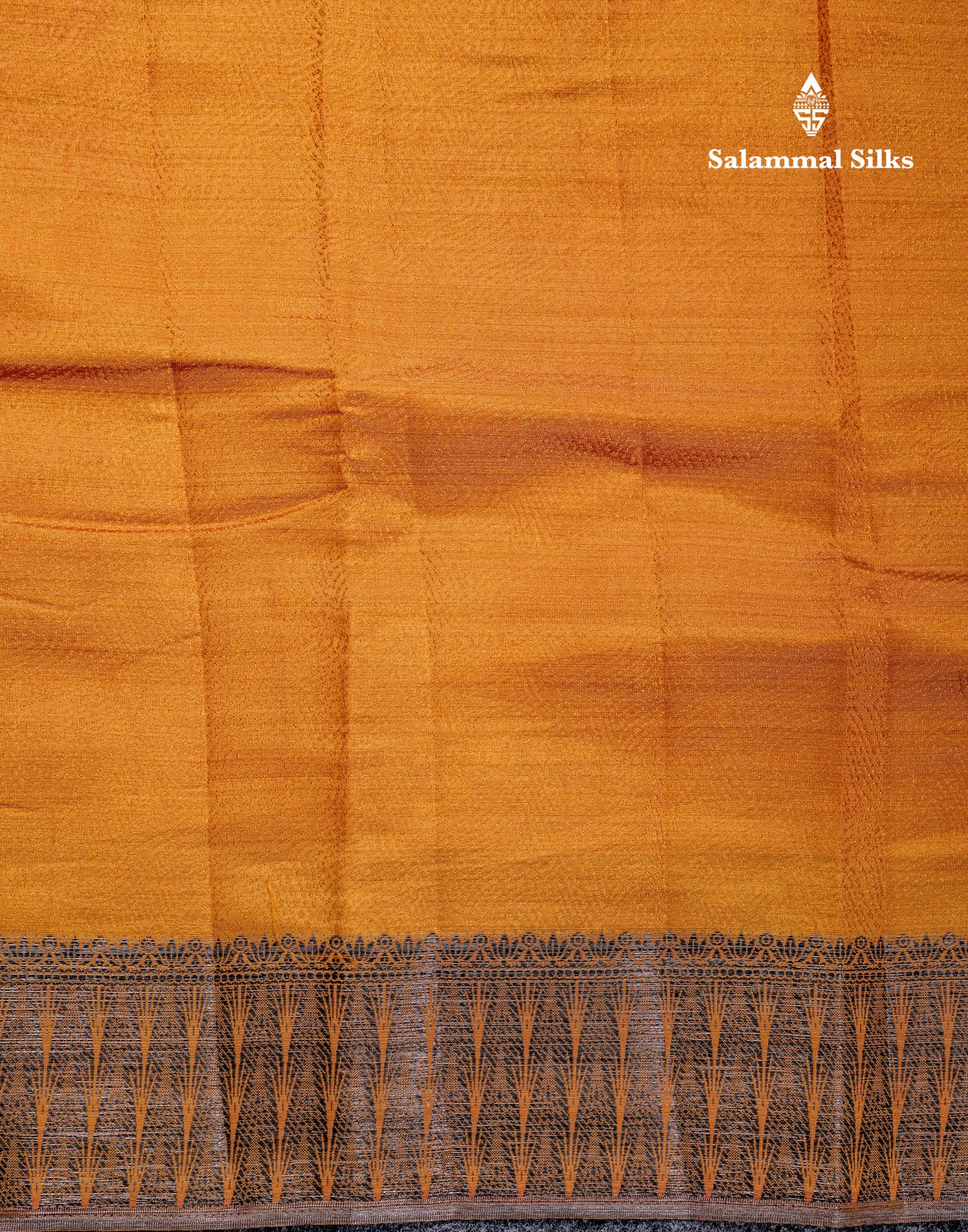 Beautiful Dark Brown Semi Raw Silk Saree With Fancy Border