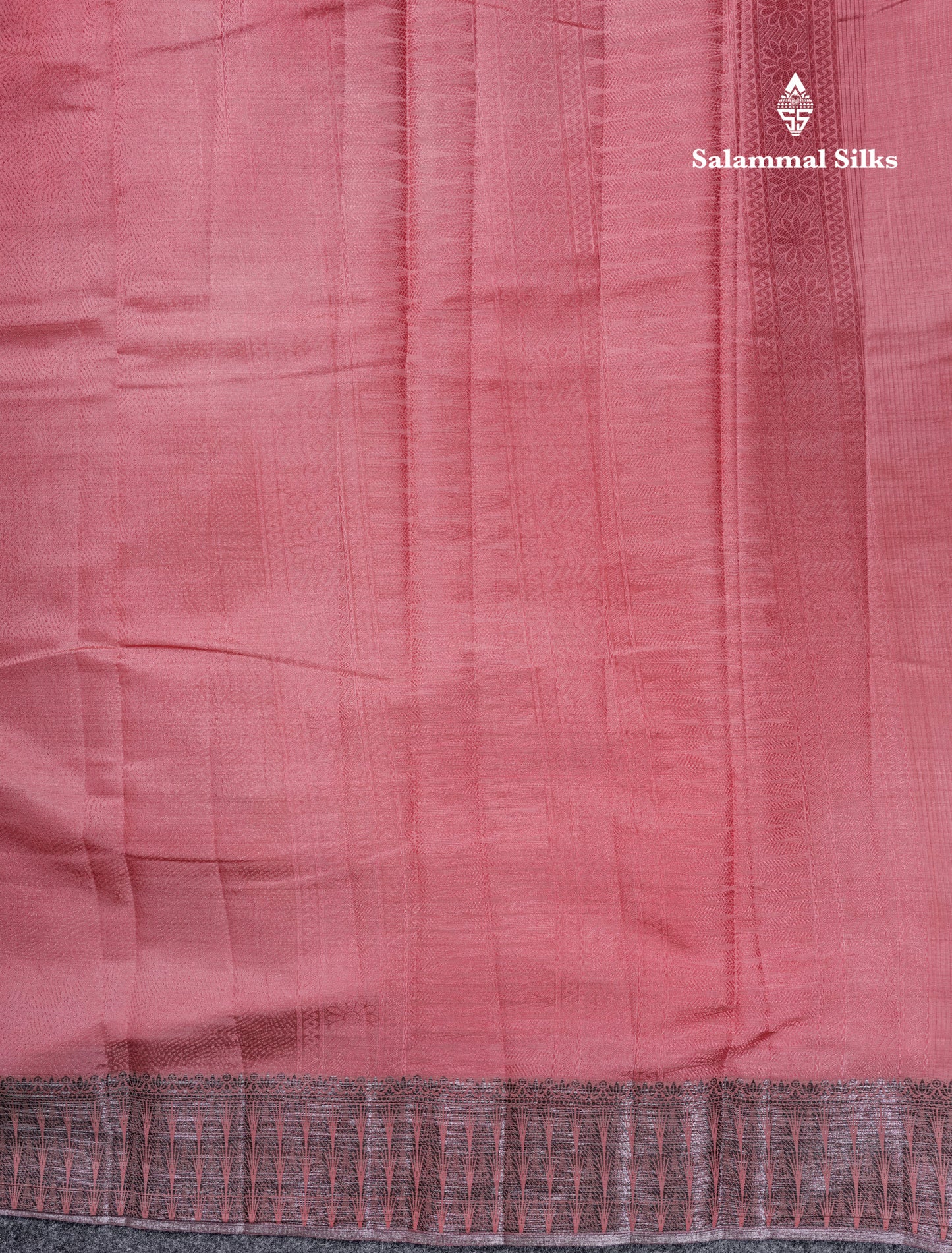 Beautiful Dark Brown Semi Raw Silk Saree With Fancy Border