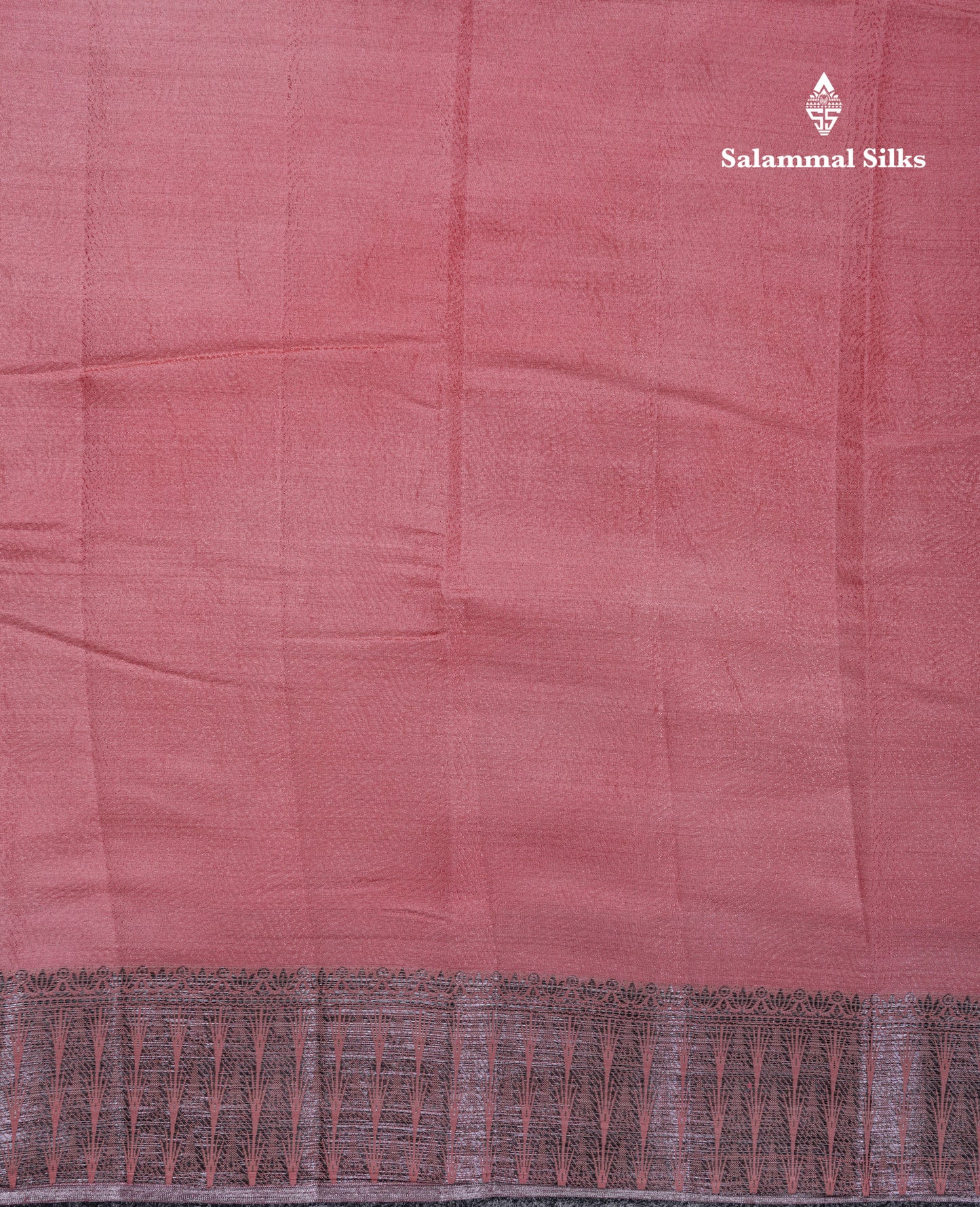 Beautiful Dark Brown Semi Raw Silk Saree With Fancy Border
