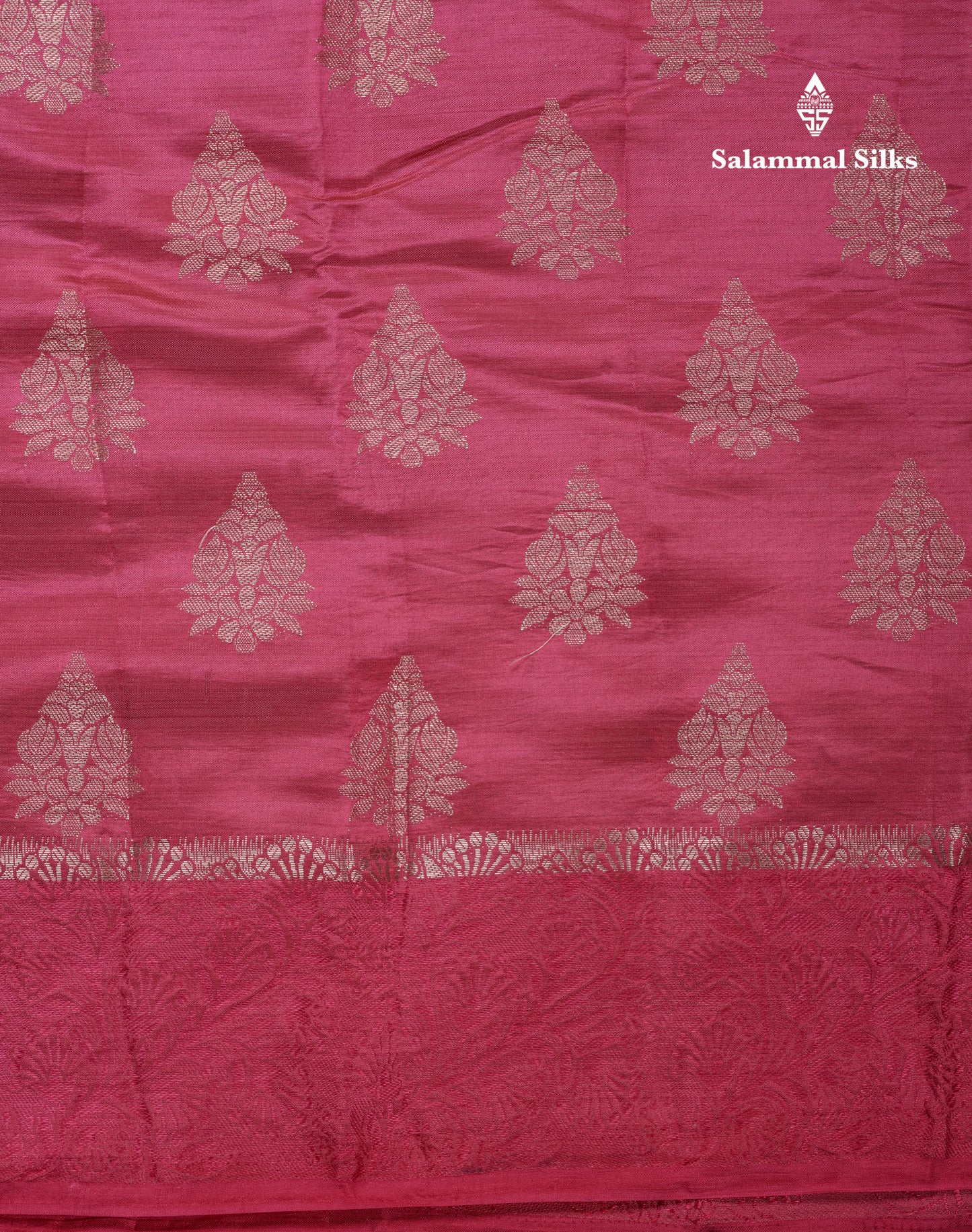 Beautiful Blue Semi Raw Silk Saree With Fancy Border