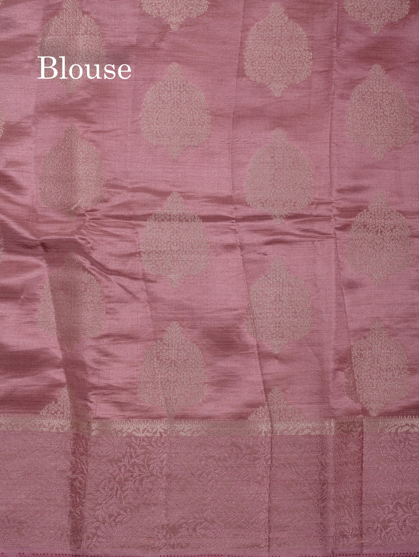 Beautiful Green Semi Raw Silk Saree With Fancy Border