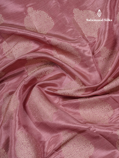 Beautiful Green Semi Raw Silk Saree With Fancy Border