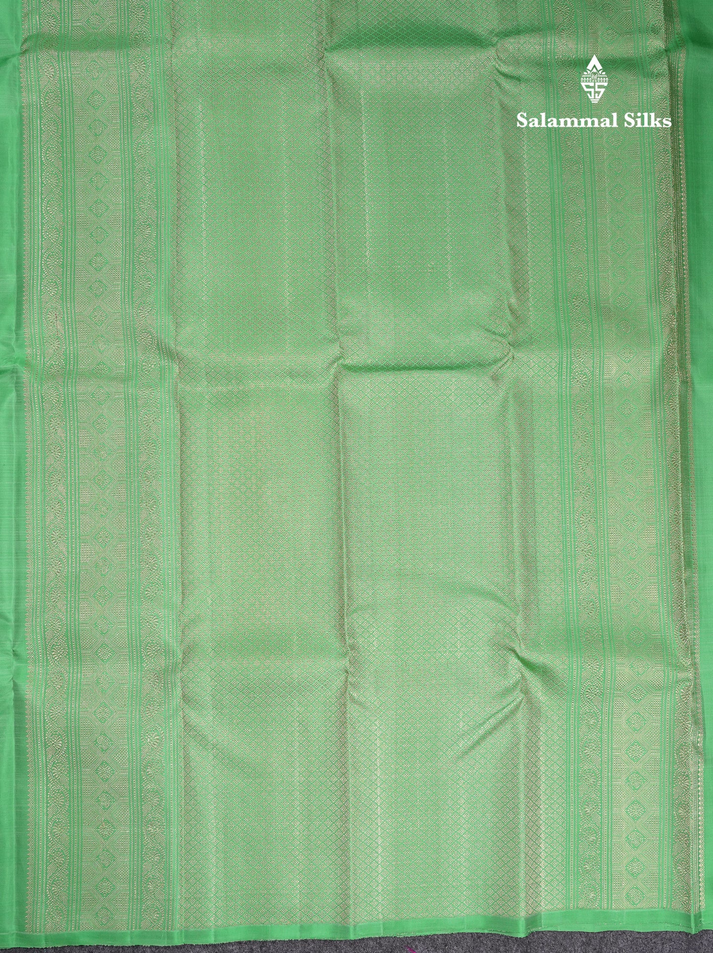 Beautiful Light Pista Green Fancy Pure Kanjivaram Silk Saree With Blouse