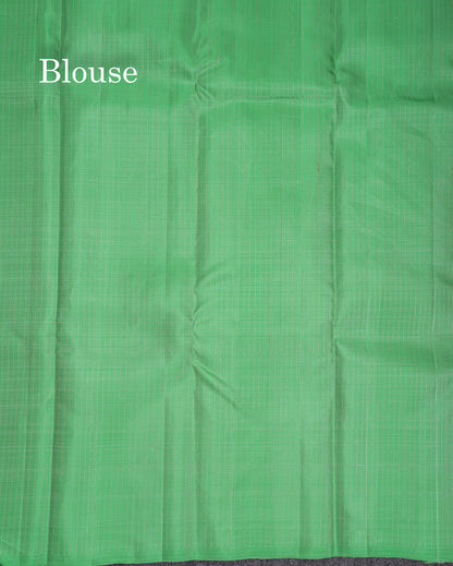 Beautiful Light Pista Green Fancy Pure Kanjivaram Silk Saree With Blouse