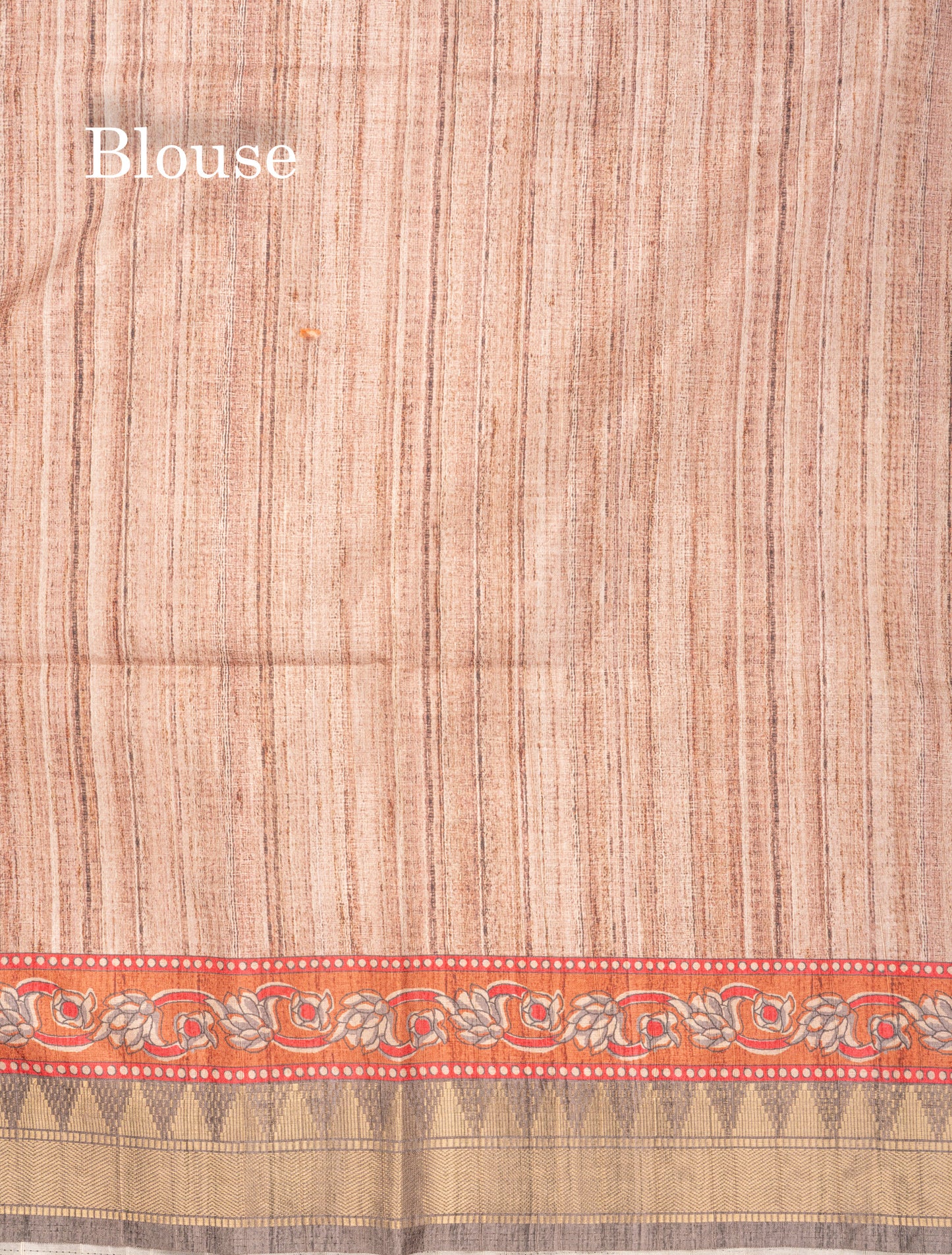 Mustard Yellow Semi Tussar Fancy Saree With Contrast Pink Shade Border